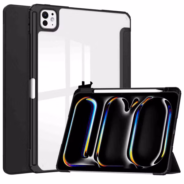 imoshion Trifold Hardcase Bookcase Apple iPad Pro 13 (2025) M5 / (2024) M4 - Zwart