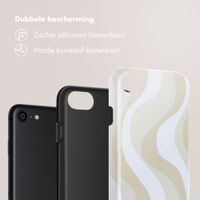 Selencia Vivid Backcover Apple iPhone SE (2022 / 2020) / 8 / 7 - Desert Waves Beige