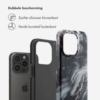 Selencia Vivid Backcover Apple iPhone 15 Pro - Chic Marble Black