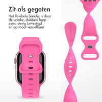 imoshion Siliconen⁺ bandje Apple Watch Series 1 t/m 10 / SE / Ultra (2) (44/45/46/49 mm) - Barbie Pink - Maat M/L