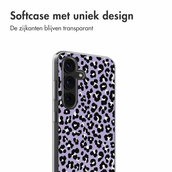 imoshion Design hoesje Samsung Galaxy S24 - Leopard Lilac