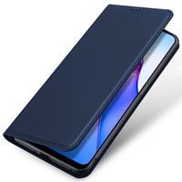 Dux Ducis Slim Softcase Bookcase Oppo Reno 8 Pro 5G - Donkerblauw