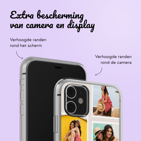 Gepersonaliseerd hoesje met filmrol N°3 iPhone 11 - Transparant