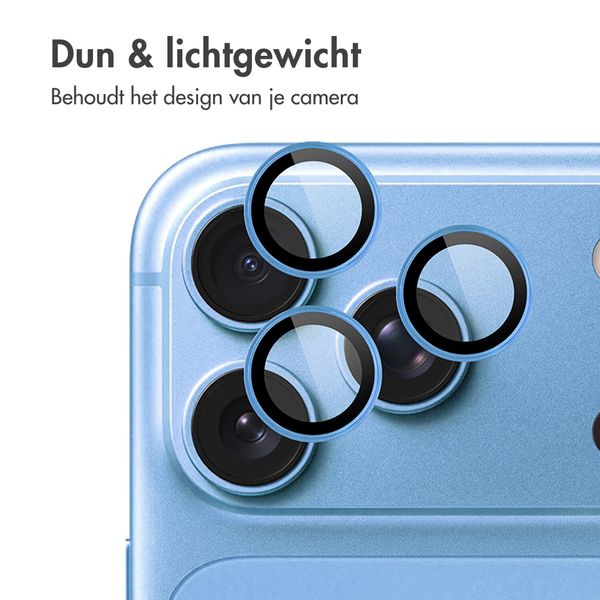 imoshion 2 Pack Camera lens protector voor de Apple iPhone 18 Pro / 18 Pro Max - Light Blue
