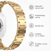 Selencia Chain bandje Samsung Galaxy Watch 9 (40/44mm) / Watch 8 (40/44mm) / Classic (46mm) - Goud