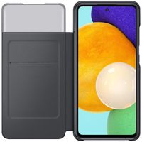 Samsung Originele S View Cover + Screenprotector Samsung Galaxy A52(s) (5G/4G) - Zwart