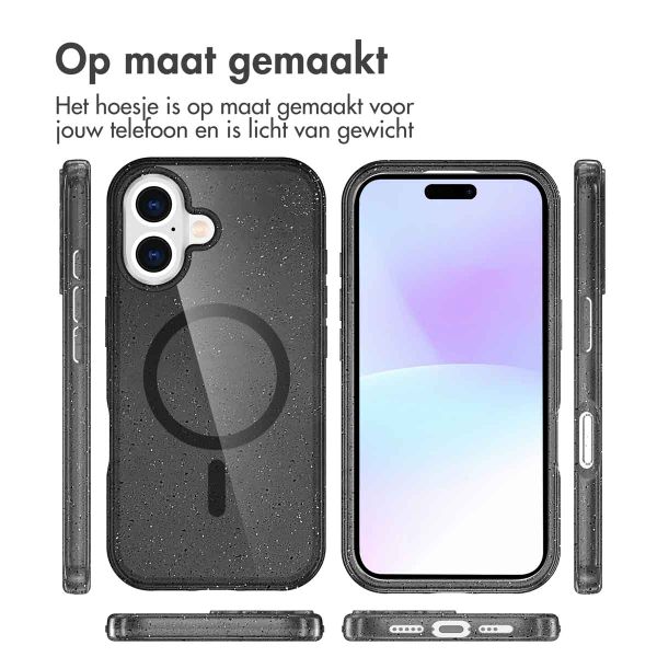 imoshion Sparkle Backcover met MagSafe Apple iPhone 17 - Zwart
