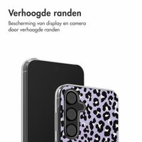 imoshion Design hoesje Samsung Galaxy A55 - Leopard Lilac