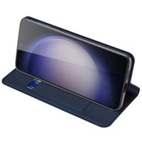 Dux Ducis Slim Softcase Bookcase Samsung Galaxy S24 - Donkerblauw