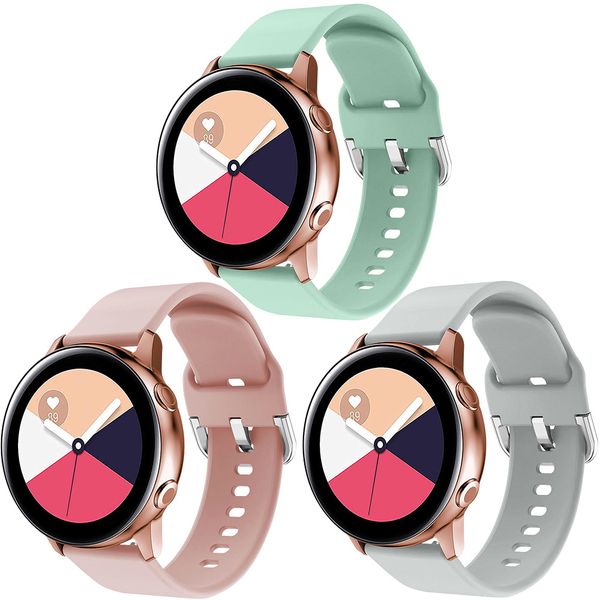 imoshion Siliconen bandje 3-pack Galaxy Watch 40/42mm / Active 2 42/44mm / Watch 3 41mm