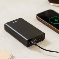 imoshion Ultra Series Aluminium Powerbank 20.000 mAh - Quick Charge en Power Delivery - Zwart