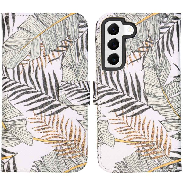 imoshion Design Softcase Bookcase Samsung Galaxy S22 - Glamour Botanic