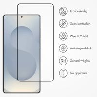 Accezz Gehard Glas Full Cover Screenprotector met applicator Samsung Galaxy S25 Edge