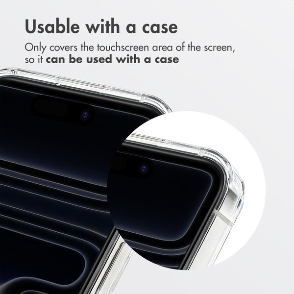 Accezz Privacy Tempered Glass Screen Protector + Applicator Apple iPhone 17 Pro