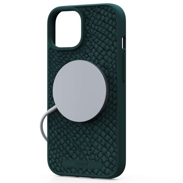 Njorð Collections Salmon Leather MagSafe Case iPhone 15 - Green