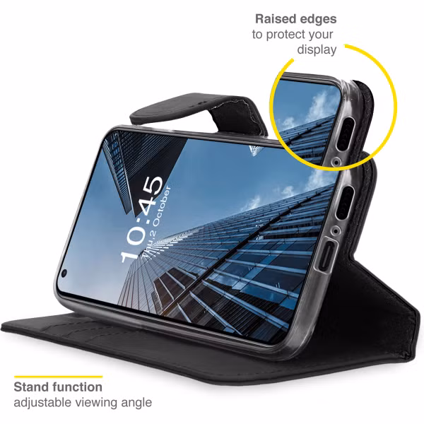 Accezz Wallet Softcase Bookcase Xiaomi Mi 10 (Pro) - Zwart