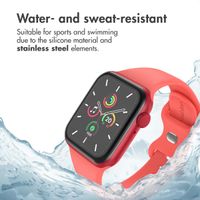 imoshion Silicone⁺ Strap Apple Watch | 38/40/41/42 mm - Size S/M - Coral