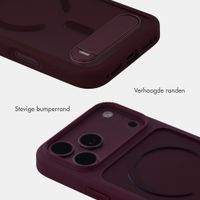 Accezz Hold Backcover met MagSafe Apple iPhone 18 Pro Max / 17 Pro Max - Dark Cherry