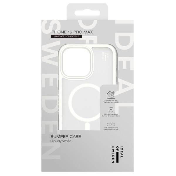 iDeal of Sweden Bumper Case MagSafe iPhone 16 Pro Max - Cloudy White