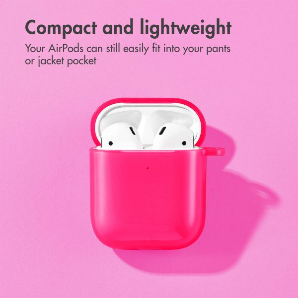 imoshion Neon case  Apple AirPods 1 / 2 - Neon Pink