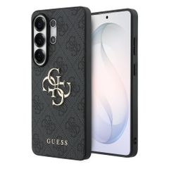 Guess 4G Metal Logo Backcover Samsung Galaxy S26 Ultra - Zwart
