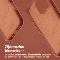 Accezz MagSafe Leather Backcover Apple iPhone 16 Pro - Sienna Brown