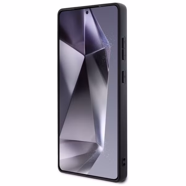 Guess 4G Metal Logo Glitter Backcover Samsung Galaxy S25 Ultra - Goud