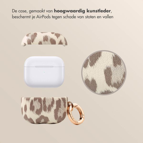 Selencia Sabi Case Apple AirPods 3 - Panterprint - Soft Ivory