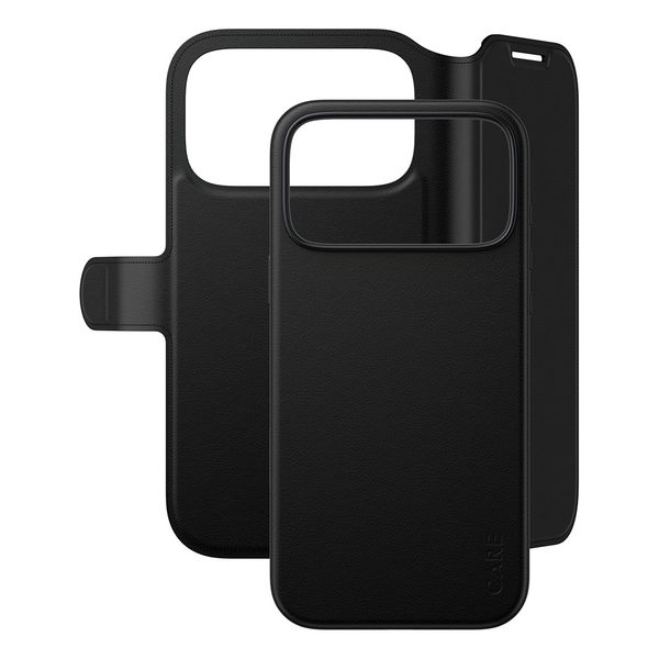 CARE by PanzerGlass Tango 2 in 1 Wallet Case MagSafe Apple iPhone 18 Pro Max / 17 Pro Max - Zwart