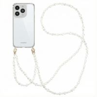 imoshion Backcover met koord + armband Apple iPhone 14 Pro Max - Parels Hartjes