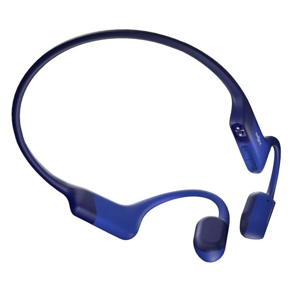 Shokz OpenRun - Standaard maat - Open-Ear draadloze oordopjes - Bone conduction - Blauw