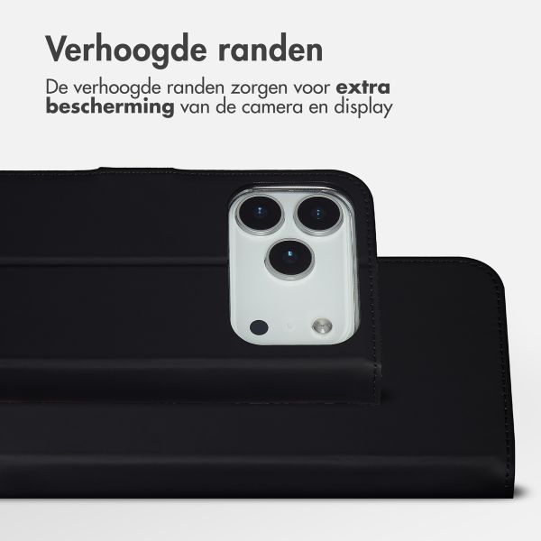 Accezz Wallet Softcase Bookcase Apple iPhone 17 Pro Max - Zwart