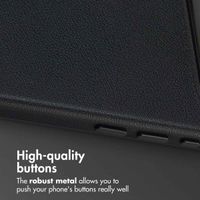 Accezz Leather Back Cover with MagSafe Apple iPhone Air - Onyx Black