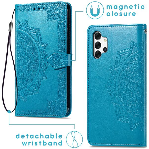 imoshion Mandala Bookcase Samsung Galaxy A32 (5G) - Turquoise