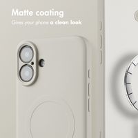 imoshion Colour Back Cover with MagSafe Apple iPhone 16 Plus - Beige