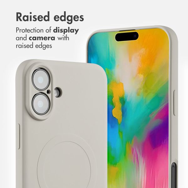imoshion Colour Back Cover with MagSafe Apple iPhone 16 - Beige