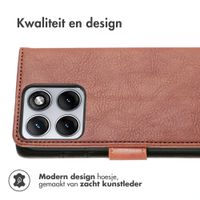 imoshion Luxe Bookcase Motorola Edge 70 Fusion - Bruin
