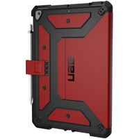 UAG Metropolis Bookcase Apple iPad 9 (2021) 10.2 inch / iPad 8 (2020) 10.2 inch / iPad 7 (2019) 10.2 inch - Rood