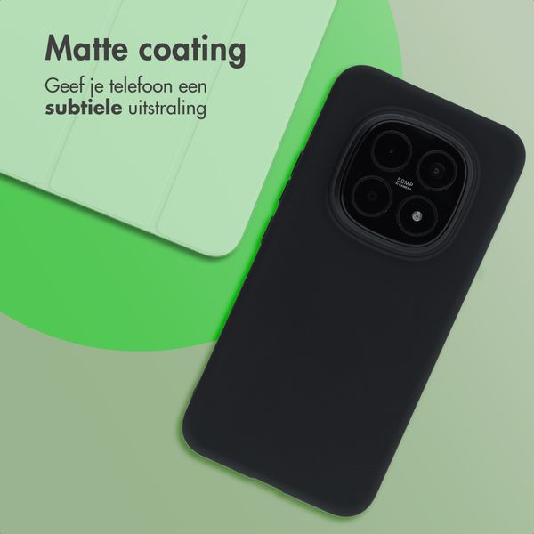 imoshion Color Backcover Xiaomi Redmi Note 15 Pro Plus (5G) - Zwart