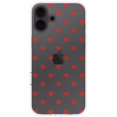 imoshion Design hoesje Apple iPhone 16 - Red Hearts