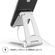 imoshion Telefoonhouder bureau iPhone 14 Plus - Tablethouder bureau - Verstelbaar - Aluminium - Zilver