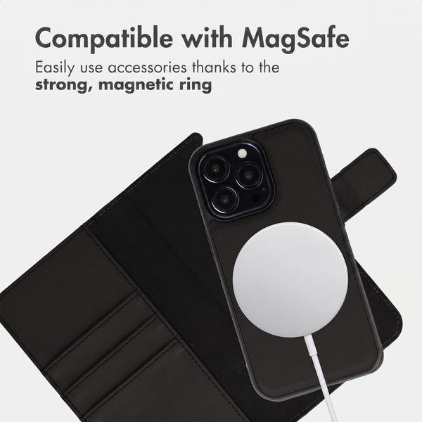 imoshion Detachable 2-in-1 Luxury Bookcase Apple iPhone 13 Pro - Black