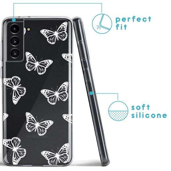 imoshion Design hoesje Samsung Galaxy S21 FE - Butterfly