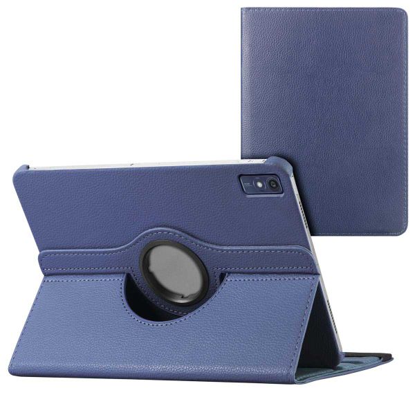 imoshion 360° draaibare Bookcase Lenovo Tab P12 - Donkerblauw