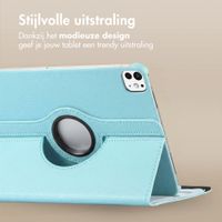 imoshion 360° draaibare Bookcase Apple iPad Air 11 inch (2026) M4 / (2025) M3 / (2024) M2 / Air 5 (2022) / Air 4 (2020) / Pro 11 (2018/2020) - Lichtblauw