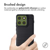 imoshion Brushed Backcover Motorola Edge 70 - Zwart
