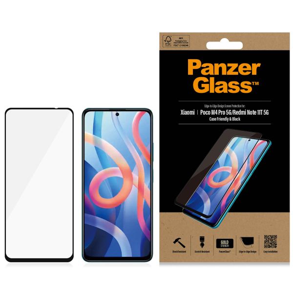 PanzerGlass Case Friendly Screenprotector Xiaomi Redmi Note 11 (4G) / Note 11S (4G)