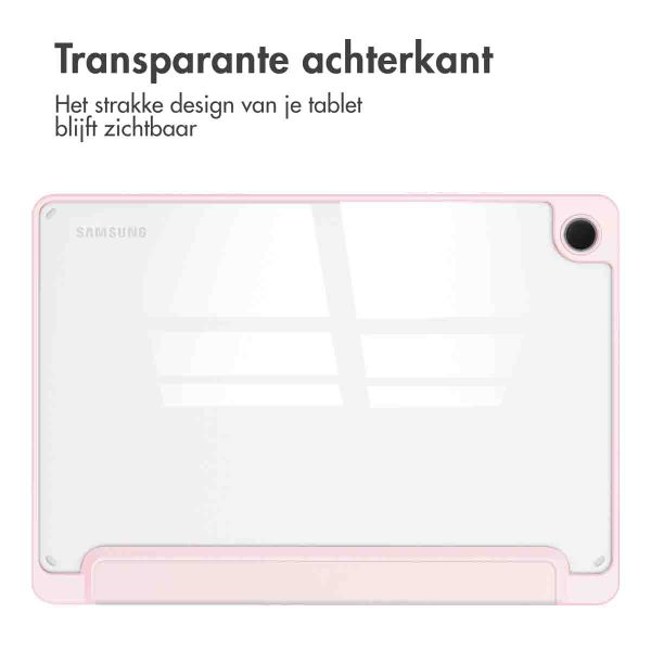 imoshion Trifold Hardcase Bookcase Samsung Galaxy Tab A9 Plus - Roze