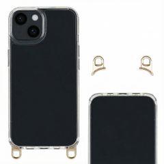 Selencia Backcover met afneembare haakjes Apple iPhone 13 - Transparant