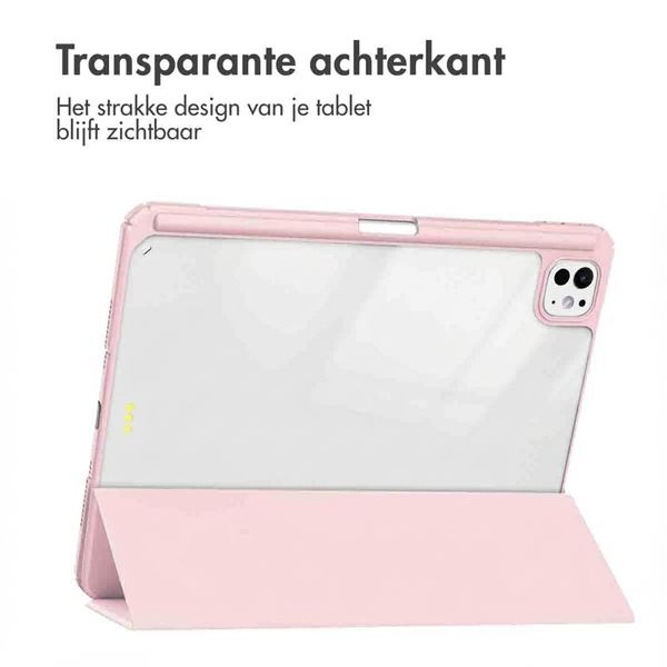 imoshion Trifold Hardcase Bookcase Apple iPad Pro 13 (2025) M5 / (2024) M4 - Roze